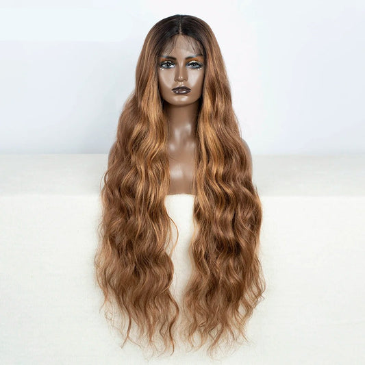 JEAN | 36 inch Synthetic Lace Front Wig | Wavy Natural Look | Various Colors Available 960