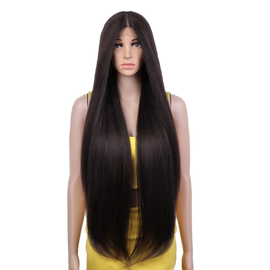 BENA | 36" Kinky Straight Synthetic Lace Front Wig | Cosplay Wig | various colors available 960
