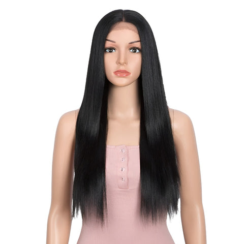 Headline |  26 Inch Classic Straight Middle Part Lace Wig | various colors available