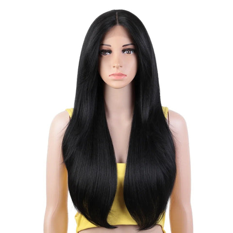 Curtain | 26 inches Straight Ombre Synthetic Lace Front Wig | Cosplay Wig | various colors available