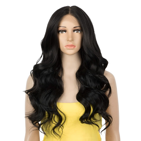 FERN |  Synthetic 13*7 Lace Front Wig | 26 Inch Long Body Wavy Wig with various colors available