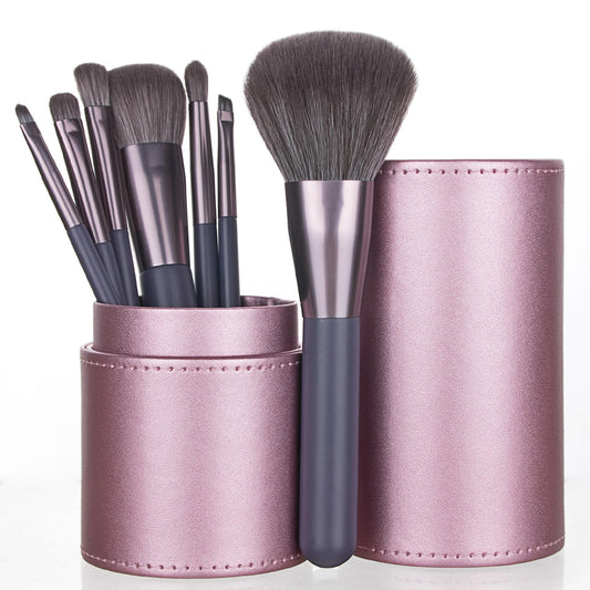 High-End Professional Makeup Brush Set | Includes Bucket, Blush, Powder, Eyeshadow, Eyebrow, Foundation Brushes