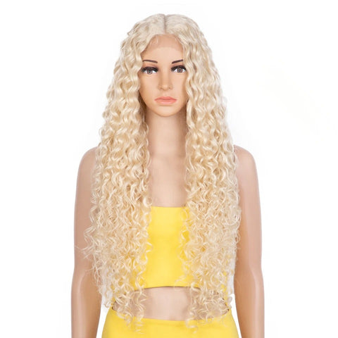 SHIRLEY |  30 Inch Long Curly Hair Wigs Lace Front Afro Kinky Curly Lace Wigs | various colors available
