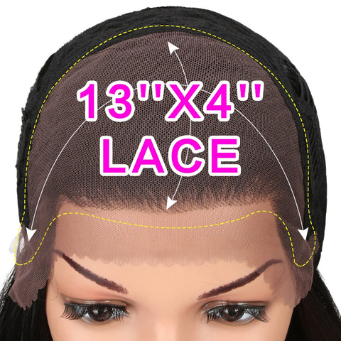 JEWEL |  30 Inches Long Straight 13*4 Lace Front Free Part Wig | various colors available