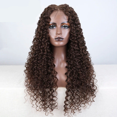 SHIRLEY |  30 Inch Long Curly Hair Wigs Lace Front Afro Kinky Curly Lace Wigs | various colors available