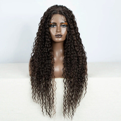 Kelly |  30 Inch Energetic Spring Curly Part Lace Wig