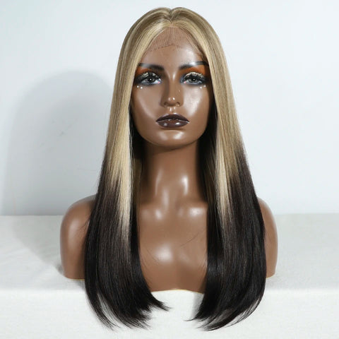 ERICA | Straight Baby Hair Bob Wig | Synthetic 14" and 22" Glueless Bob Wig | Synthetic Lace Front Cosplay Wig | various colors available