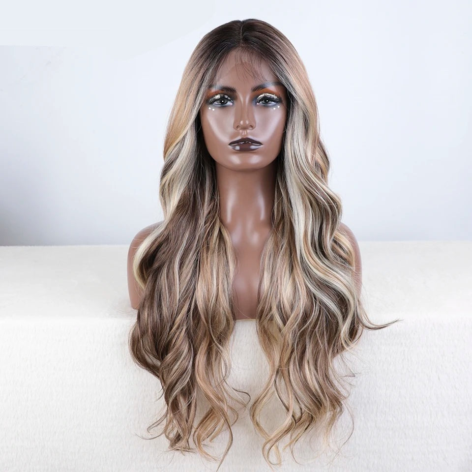 FIONA | 28" Body Wave Synthetic Lace Front Wig | Cosplay Wig | various colors available