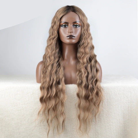 Gianna | Synthetic Lace Front Wigs For Black Women丨31 Inch Long Wavy Wig