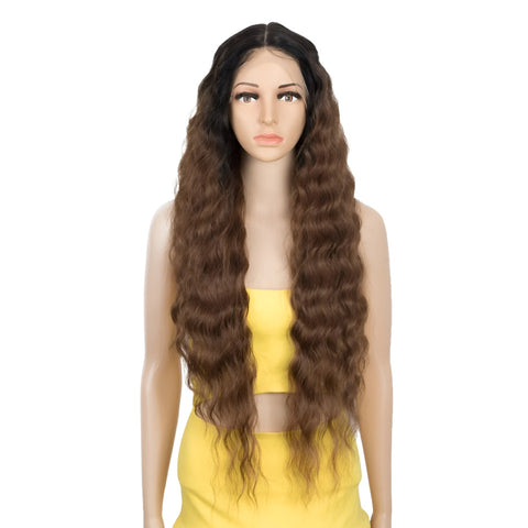 BONNIE |  28 Inch Long Wavy Lace Wigs Middle Lace Part Wig | various colors available