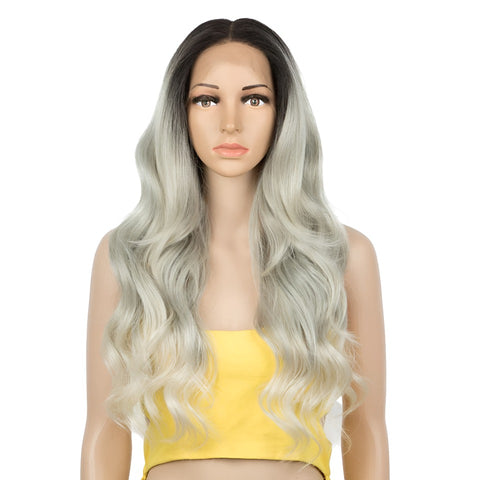 FERN |  Synthetic 13*7 Lace Front Wig | 26 Inch Long Body Wavy Wig with various colors available