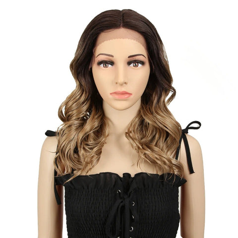 Vanessa |  18 Inch Middle Part Lace Front Wavy Wig | various colors available