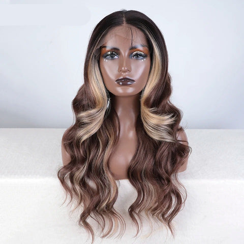 WILMA |  Synthetic 13*4 Lace Frontal Wigs With Baby Hair丨27 Inch Long Wavy Wig | multiple colors available