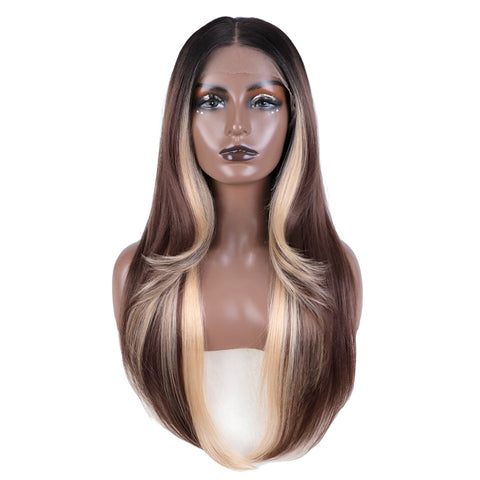 Agatha |  Easy 360 13x4" Lace Front 28 Inch Long Straight Wig |  Multiple Colors Available